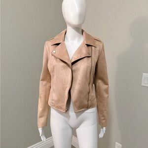 BB Dakota Light Tan Leather Jacket